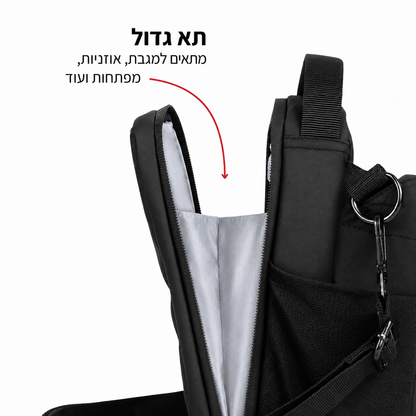 התיק המגנטי- שומר על הטלפון והציוד בחדר הכושר