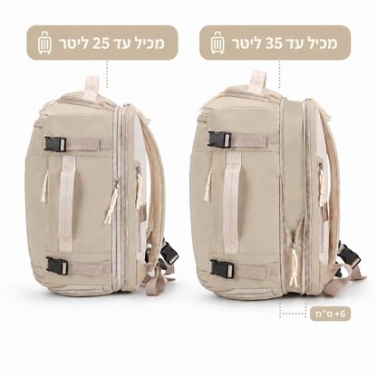 תיק הטיסות A- לא משלמים יותר על מזוודה